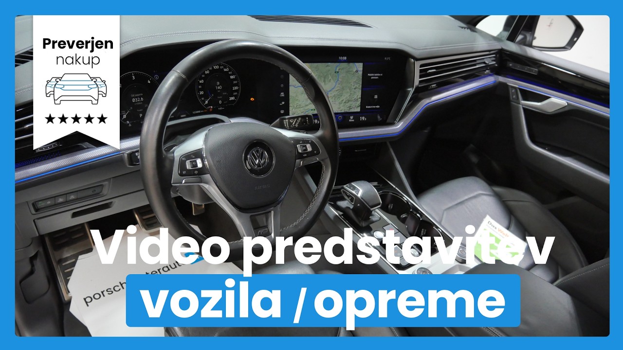 Volkswagen Touareg V6 TDI RLine DSG -SLO-NIGHT VIEW- HEADUP - MEMORY