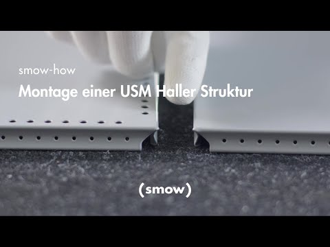USM Haller |  Assembly instruction for a USM structure | smow how to