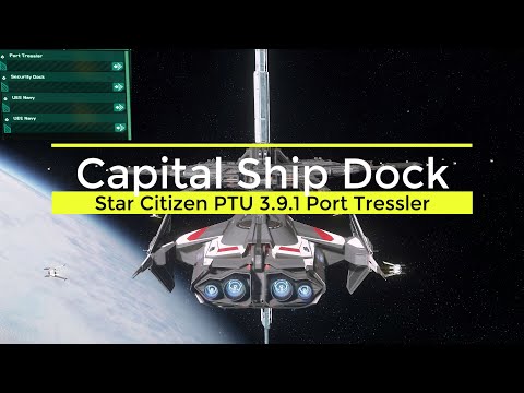 Star Citizen - New Capital Ships Dock (PTU 3.9.1)
