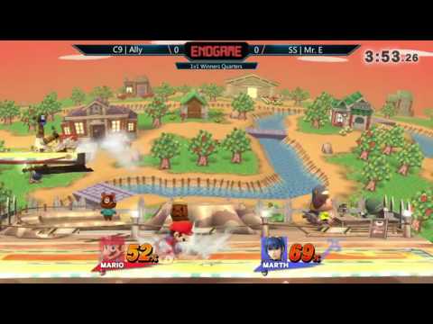 ENDGAME 1v1 Top 16 – C9 l Ally (Mario) vs. SS l Mr. E (Marth)