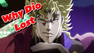 Why Dio ACTUALLY Lost to Jotaro