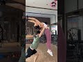 Kriti Sanon Back Stretching At Gym Kriti Sanon Fitness Gym Freaks Bollywood Fever FM