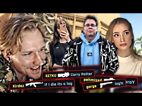 Kirdez, Pehmisxd, ketku ja Garge pelaavat CSGO!?