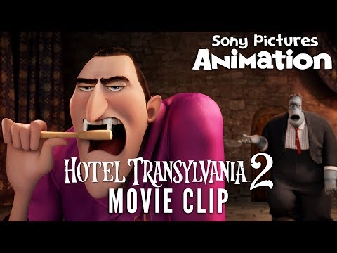 Frank Tries On Drac's Cape | HOTEL TRANSYLVANIA 2