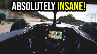 F1 HELMET CAM! - Mercedes W12 F1 at Spa!