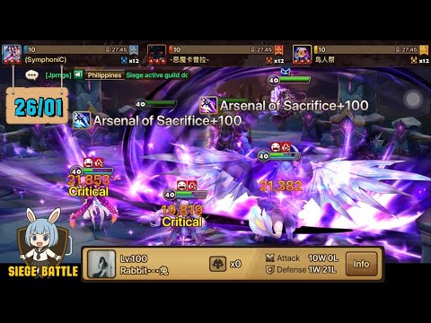 【SW】All My Luck Used in One Siege 🍀 G3 SIEGE: (SymphoniC) vs 悪魔卡普拉 vs 鸟人帮