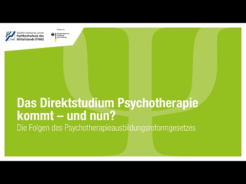 Psychologie Symposium an der FHM Köln: »Das Direktstudium Psychotherapie« (Livestream vom 25.01.20)