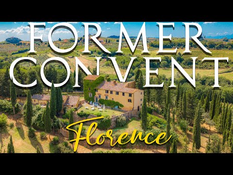 FORMER CONVENT WITH POOL AND OLIVE GROVE FOR SALE IN CHIANTI, 30' FROM FLORENCE | ROMOLINI