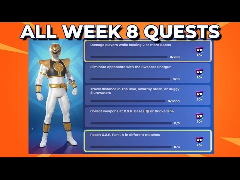 Fortnite WEEK 8 Quests Guide - Complete All Challenges EASILY (Chapter 6 Season 4)