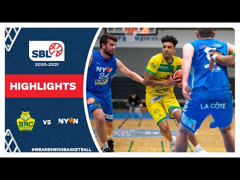 SBL 20/21 Highlights - BBC Monthey-Chablais vs BBC Nyon