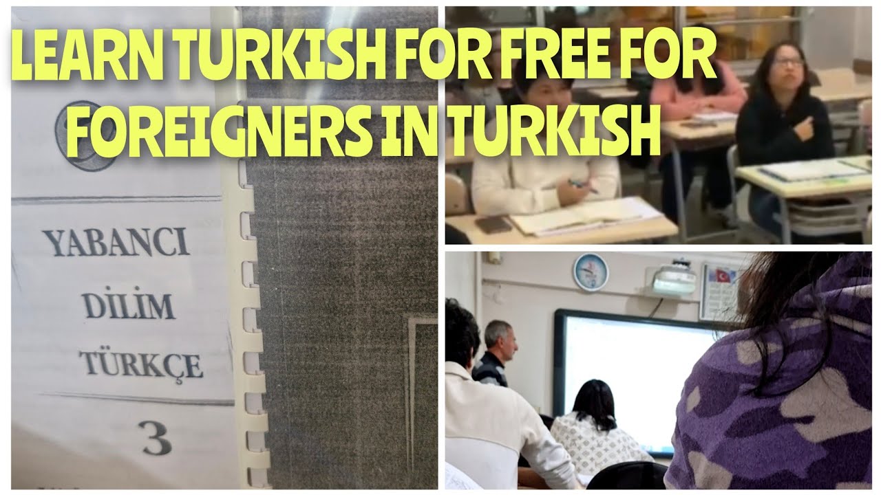 LEARN TURKISH FREE FOR FOREIGNERS IN TURKISH