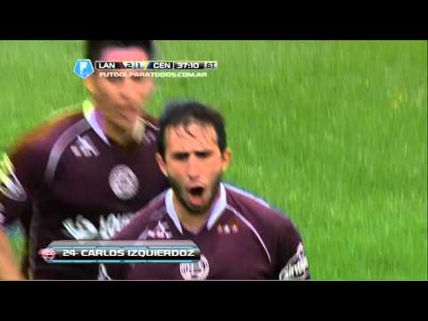 Gol Izquierdoz. Lanús 2 Rosario Central 1. Final 2014. Fecha 10. Fútbol Para Todos.