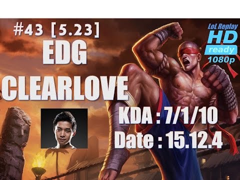 15.12.4 EDG Clearlove Jungle Leesin Hardcarry [1080p]#43
