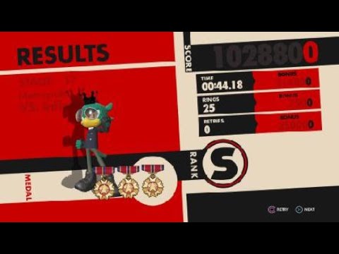 SONIC FORCES Stage 17 Metropolis-VS. Inifinite (Drill)