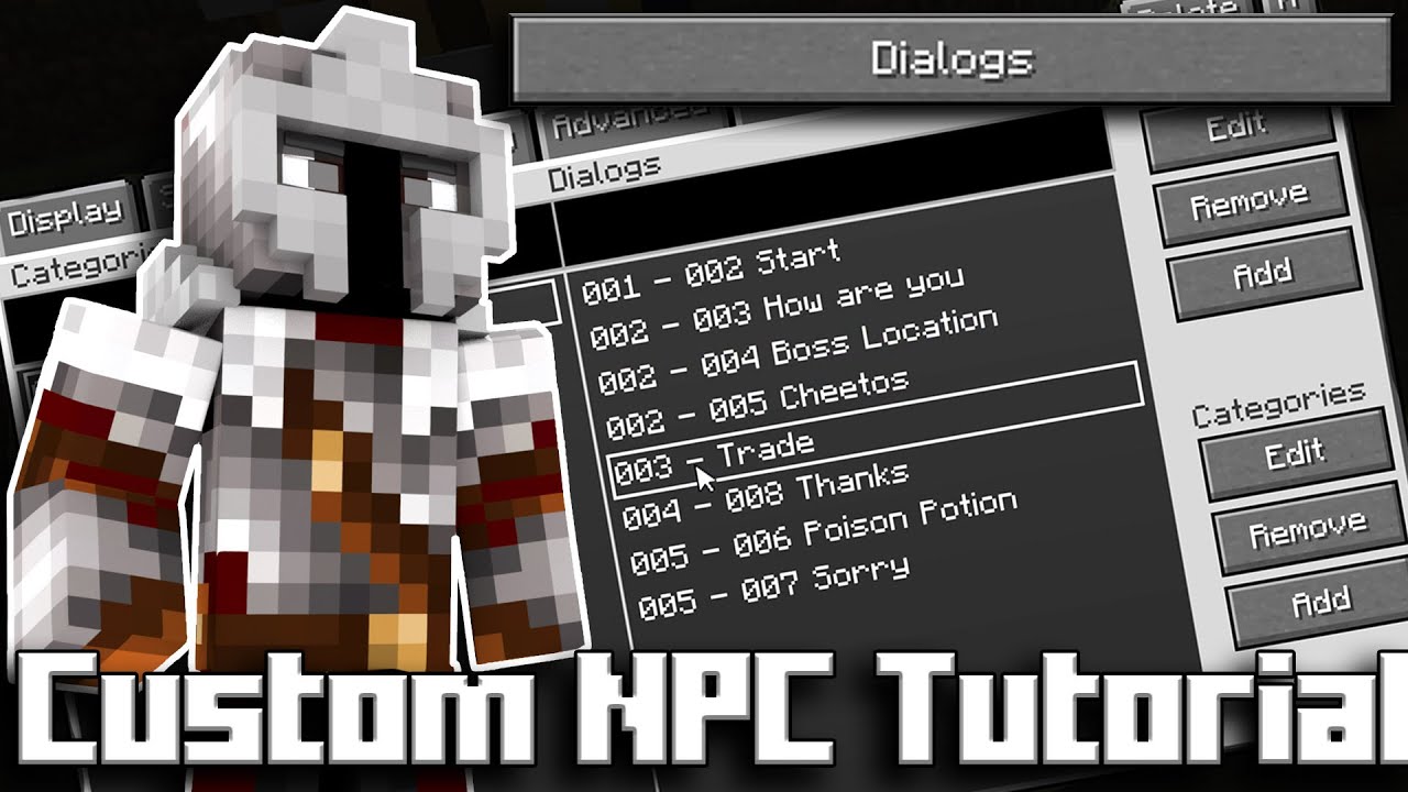 How to Use Custom NPC Dialogs in Your Minecraft World! - Custom NPC Mod Tutorial