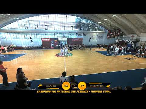 TURNEUL FINAL U18 F: Olimpia Bucuresti - CSS Nr 4 Champions Bucuresti