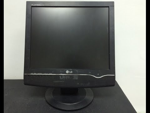 How to replace cast metal swivel stand LG Flatron M1717s 17" LCD monitor