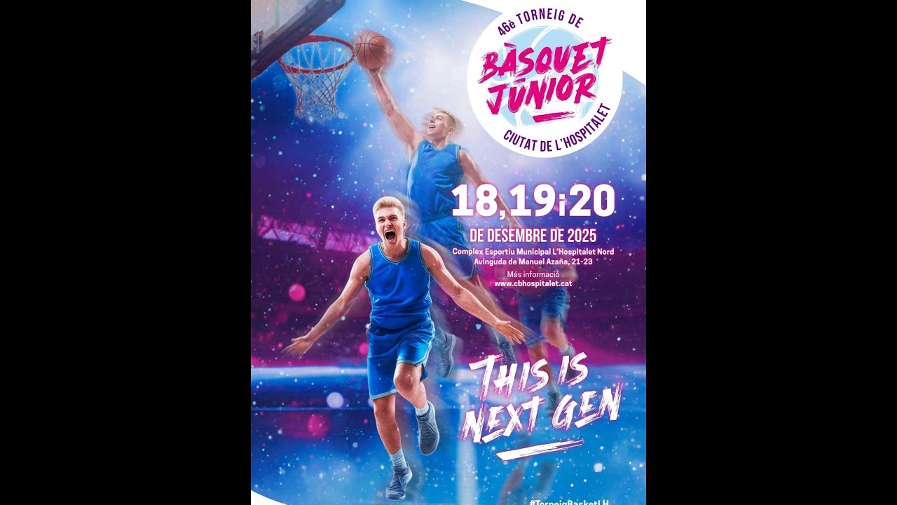 #Live U18M.  CONCURSO DE TRIPLES.-Torneo Internacional Junior Ciudad de L´Hospitalet 2025