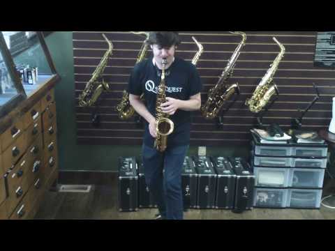 Saxquest! Austin Plays P. Mauriat 67RGL Gold Lacquer Alto