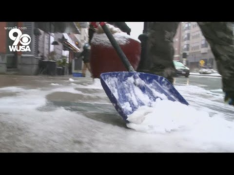 Crews, residents continue to clear roads ahead of next round of snow