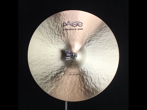 Paiste 15" Formula 602 Modern Essentials Hi Hats - 1069g/1338g (video demo) image 2