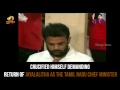 Jayalalithas fan crucifies himself demanding her.