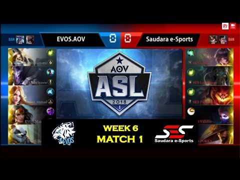 ASL 2018 Season 1 Week 6 - EVOS.AOV VS SAUDARA ESPORT (Match 1)