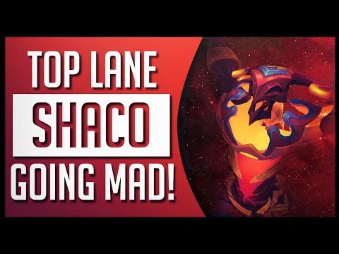 SHACO TOP LANE WILL MAKE THEM GO MAD! 10.20 - League of Legends
