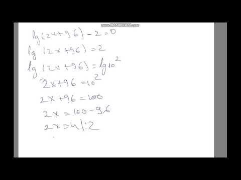 Ecuatii logaritmice 5