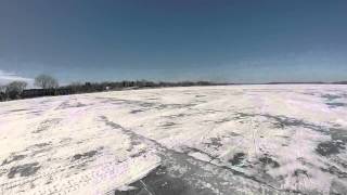 preview picture of video '2015-03-02 Fat-bike tour of Lake Minnetonka at the Port of Excelsior'