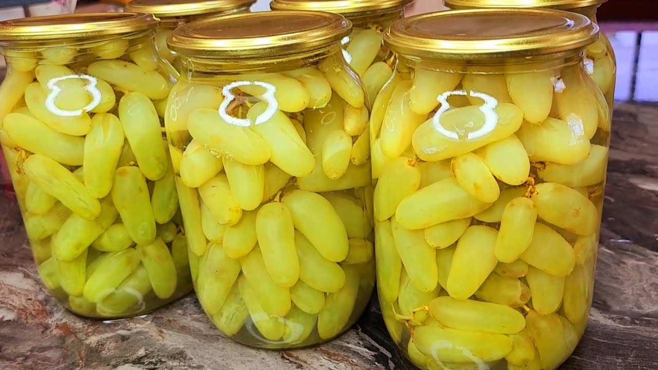 I just pour boiling water over it. Few people know about this secret of harvesting grapes!