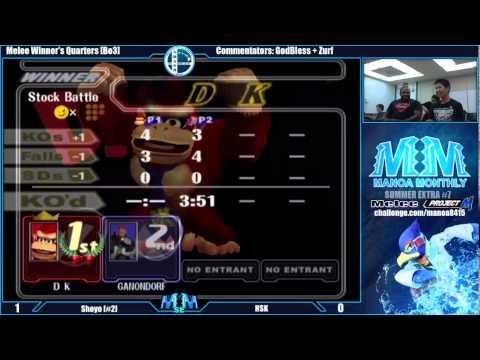 MMse7 [WQ] Shoyo (DK) vs HSK (Ganon) SSBM