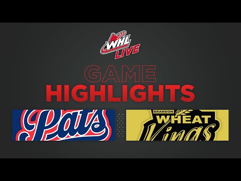 WHL Highlights: Pats (4) at Wheat Kings (3) - February 24, 2023