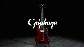 Video thumbnail for Epiphone EB-0 SG Bass, Cherry | Gear4music demo by Gear4music Guitars