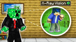 I Used X-RAY VISION to Cheat in HIDE And SEEK (Minecraft)