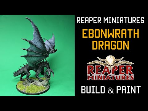 Reaper Miniatures, Ebonwrath, Dragon, Build & Paint, D&D, DnD, Warhammer.