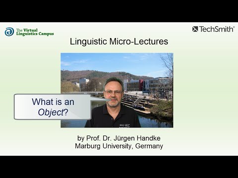 SYN_022 - Linguistic Micro-Lectures: The Object