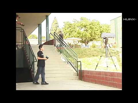 Beagle Snacks: Antwuan Dixon - Nollie Heelflip Diamond Bar 14 Stair