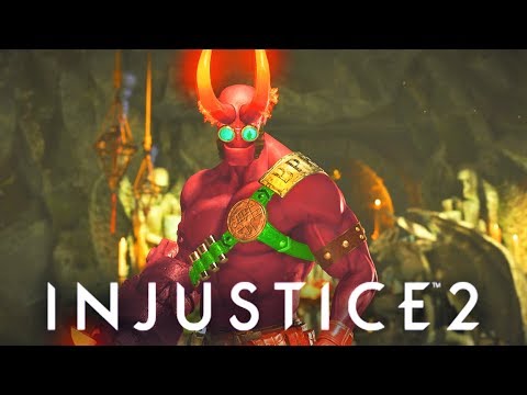 INJUSTICE 2 - ALL Hellboy Mid-Match DIALOGUES!