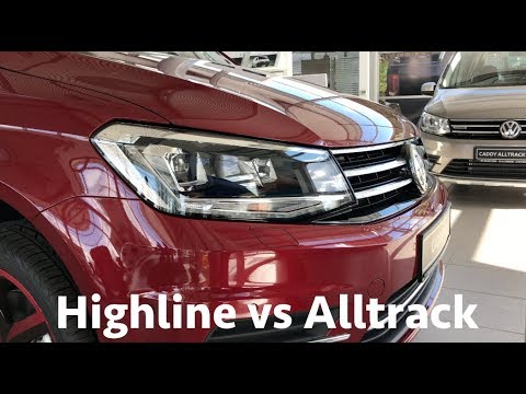 Volkswagen Caddy Alltrack vs Highline 2018 - comparison & review in 4K