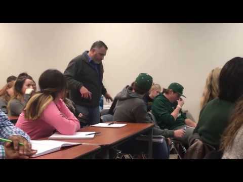 College Professor Breaks A Student s Phone For Texting In Class!