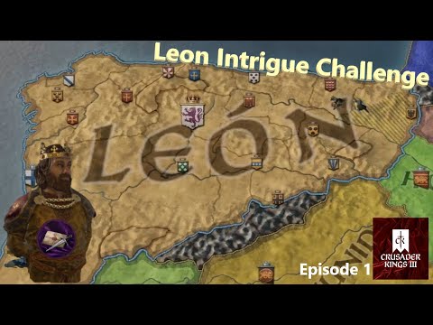 Crusader Kings 3 Leon Intrigue challenge ep 1