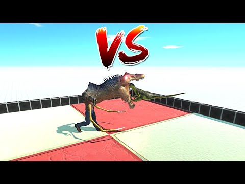 🦖 HUMAN SPINOSAURUS vs ALL UNIT !! -Animal Revolt Battle Simulator
