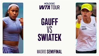 Download Lagu Coco Gauff vs. Iga Swiatek | 2025 Madrid Semifinal | WTA Match Highlights Thumbnail