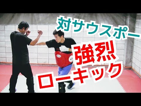 対サウスポーで強いローキックを打つ方法　キックボクシング ｜UTD護身術