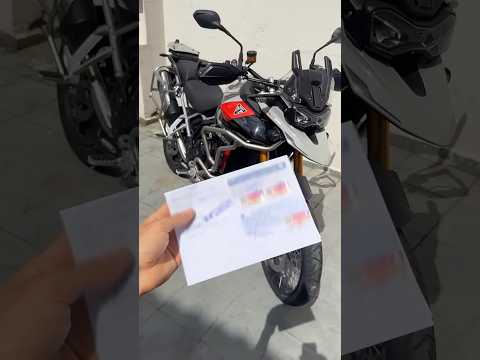 Documentação da tiger 900 ✅ #shorts #moto #dicas #leilao #bike