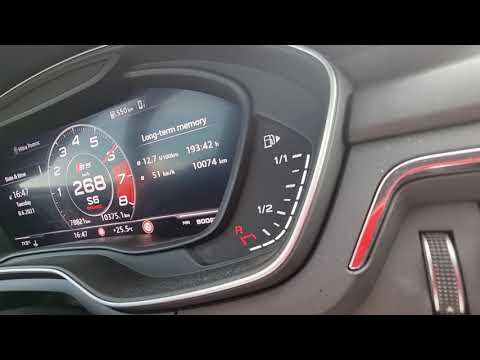 AUDI S5 B9 Autobahn Max speed 292 km/h / stage 1