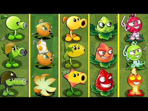 PVZ 2 - All TEAMs Plants vs Team FAR FUTURE Zombies!
