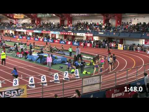 Girls 800m Section 2 - New Balance Nationals Indoor 2013