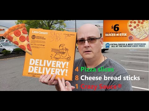 Little Caesars Pizza # SLICES-N-STIX Review
